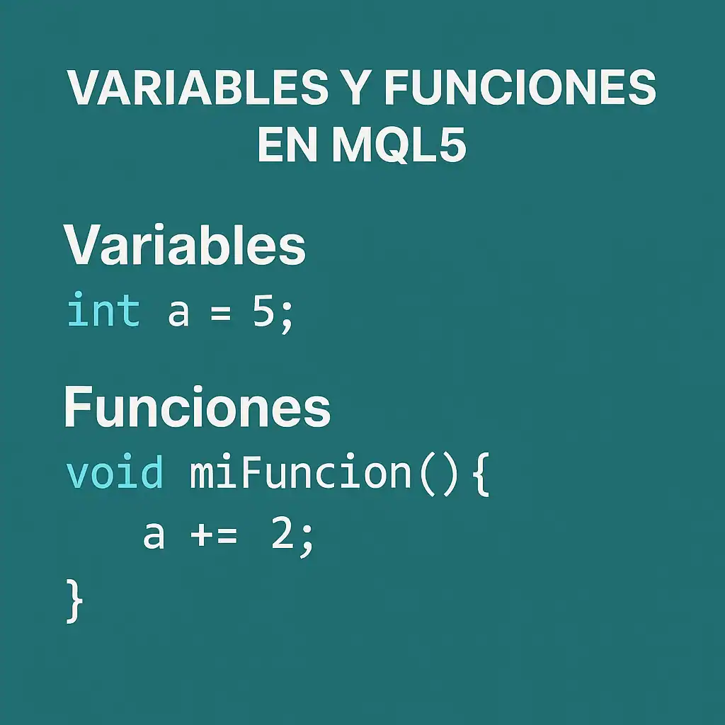 Variables y Funciones Básicas en Mql5